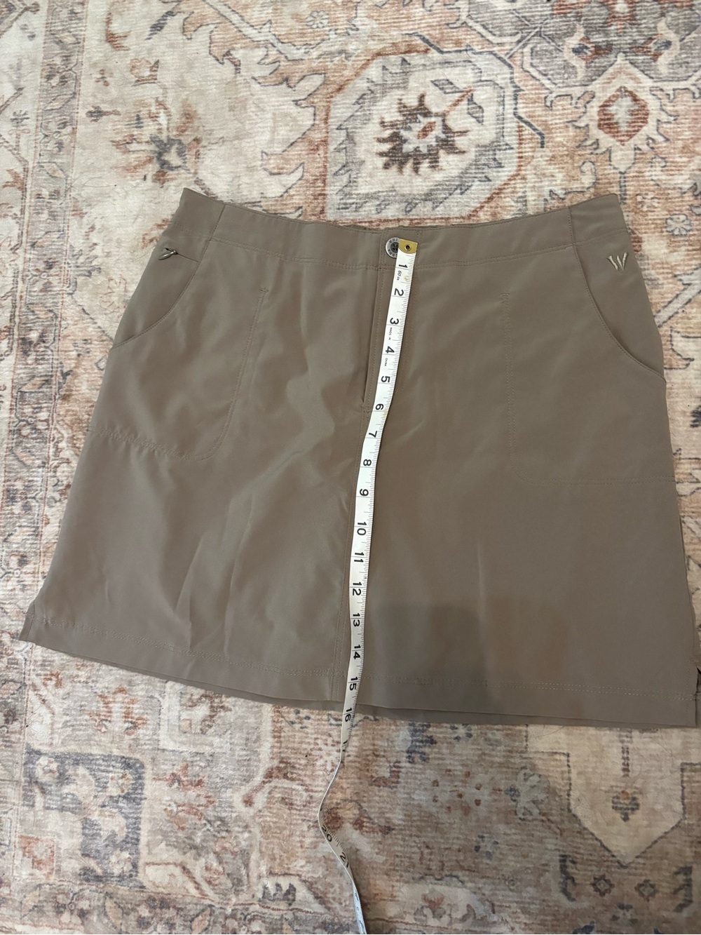 White Sierra Active Skort with Pockets